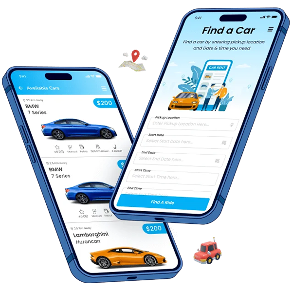 Process of working of car wash app